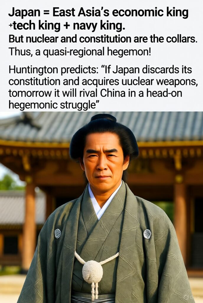 日本=東アジアの経済王者+技術王者+海軍王者